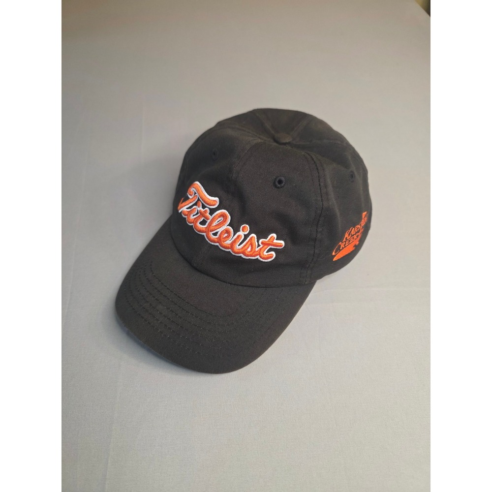 Titleist 2008 Cowboy Pro-Am Karsten Creek Golf Hat Black Adjustable Strapback FJ